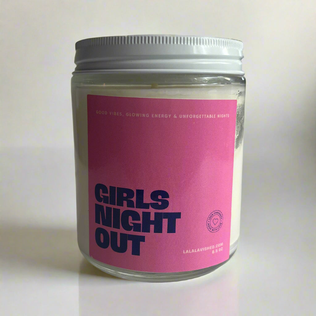 candle jar labeled &